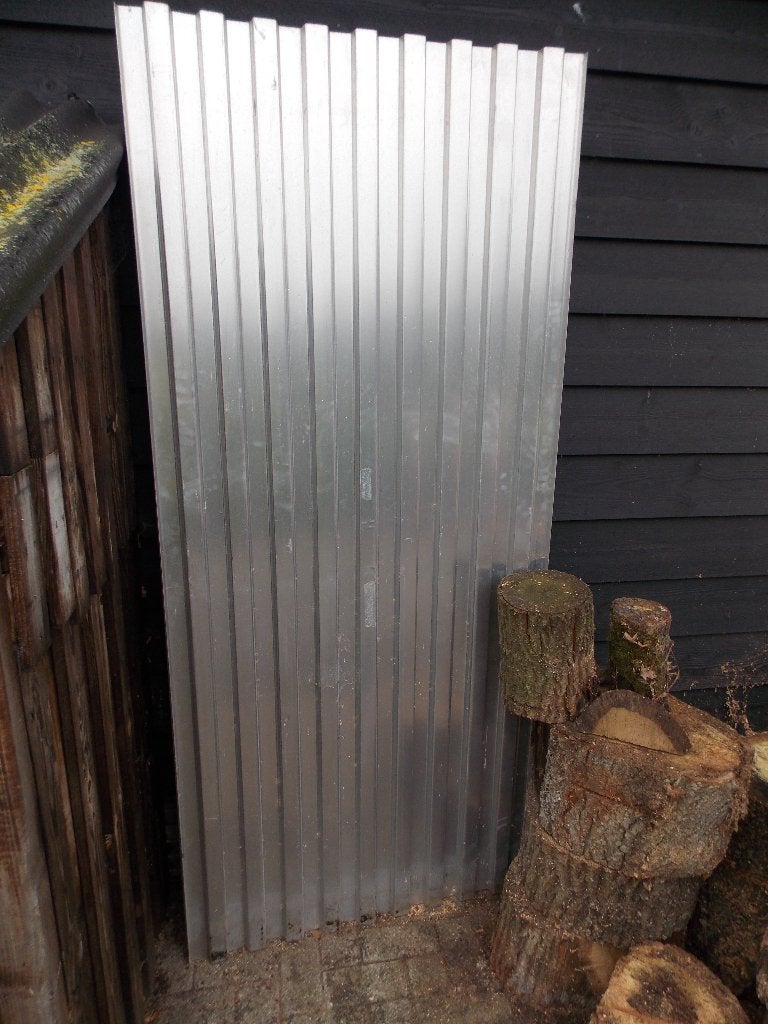 Damwand/dak profielplaten aluminium 0,9 mm, Ophalen, Overige typen, Zo goed als nieuw, 15 m² of meer