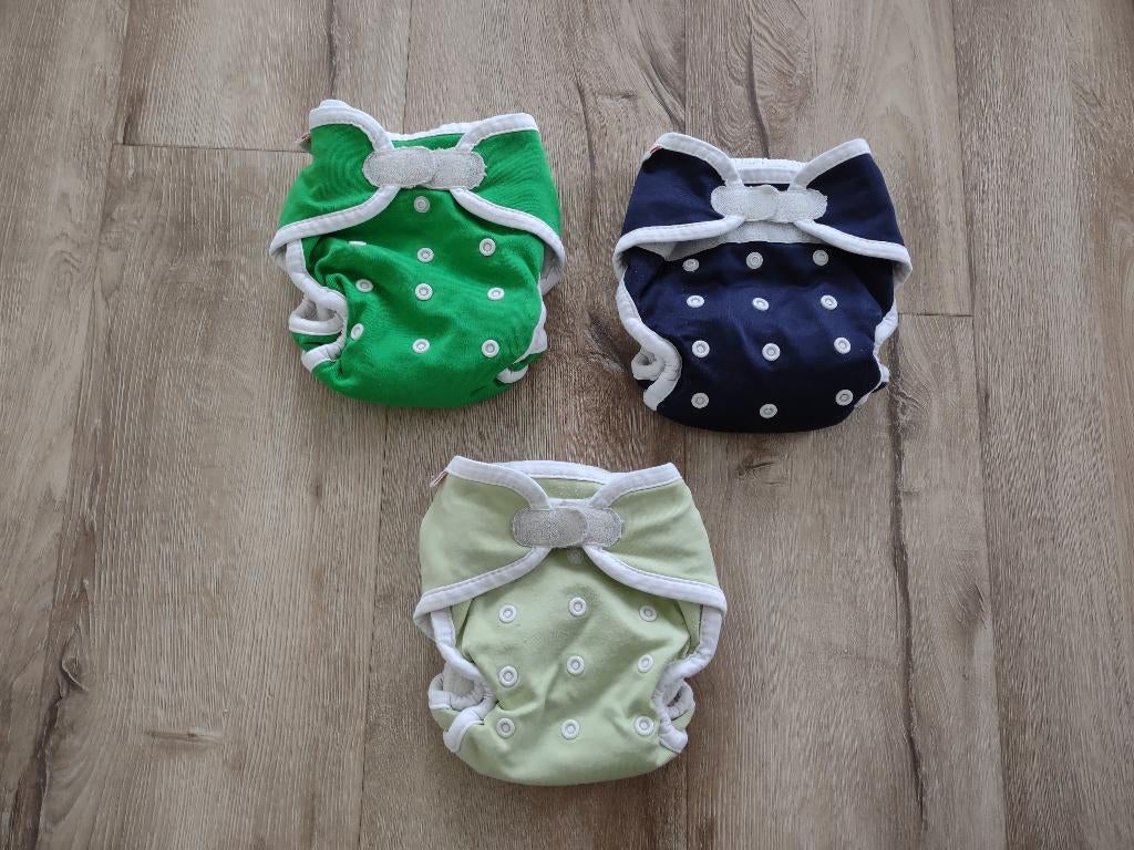 Mooie set wasbare luiers, AIO luiers, All in one Pikapu set., Gebruikt, Onb, Overige typen, Ophalen of Verzenden