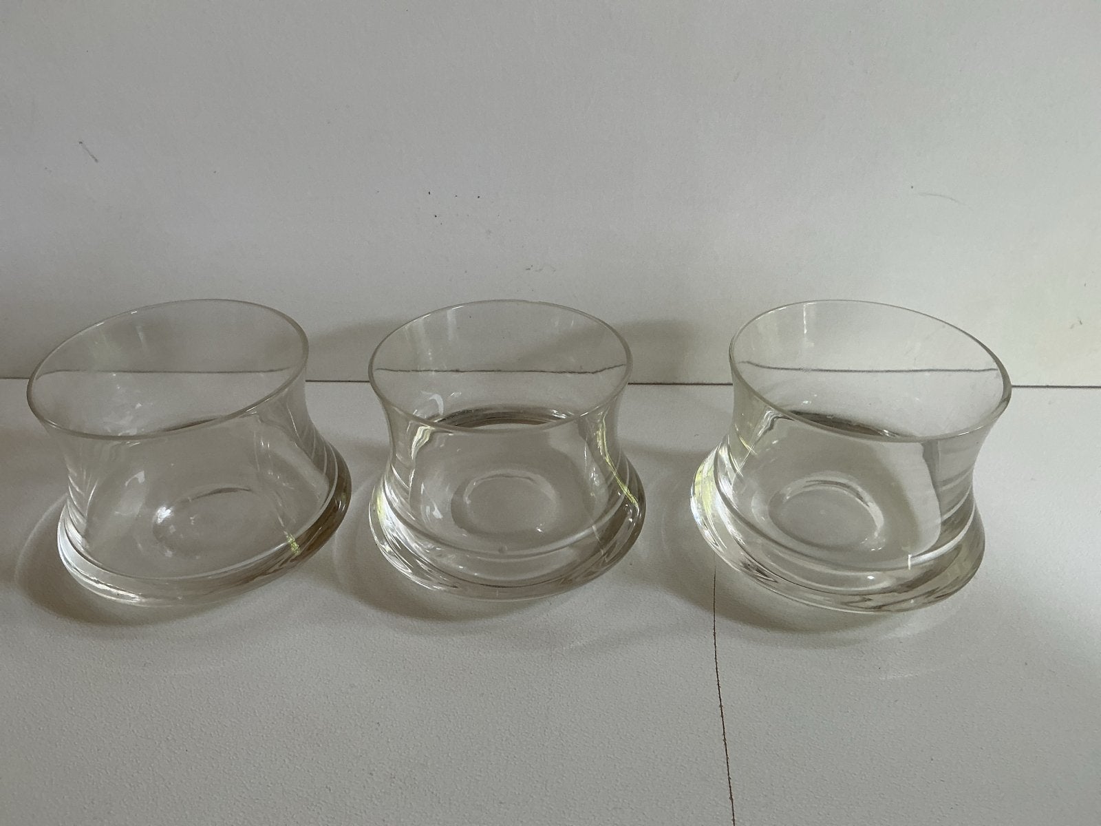 iittala “Romantico”  ontw Tapio Wirkkala 3 glazen, Ophalen of Verzenden