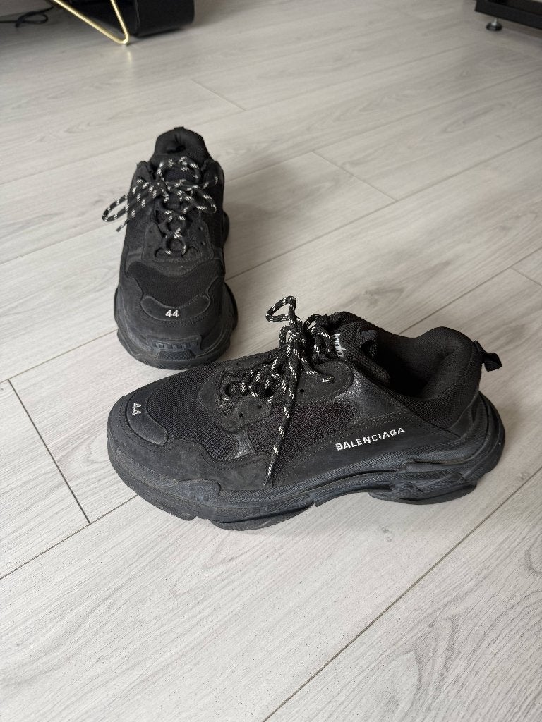 Balenciaga Triple S Zwart maat 44, Ophalen, Balenciaga, Zwart, Sneakers of Gympen