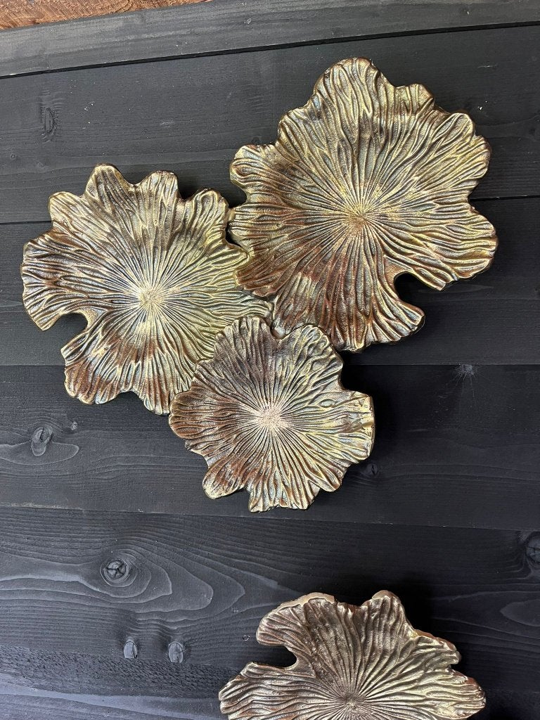 Nieuw WANDPANEEL 53x44 Aluminium goud/brons wanddecoratie, Metaal, Pietseweg 13A Oud Gastel, Info@ptmd.nl, Ophalen of Verzenden