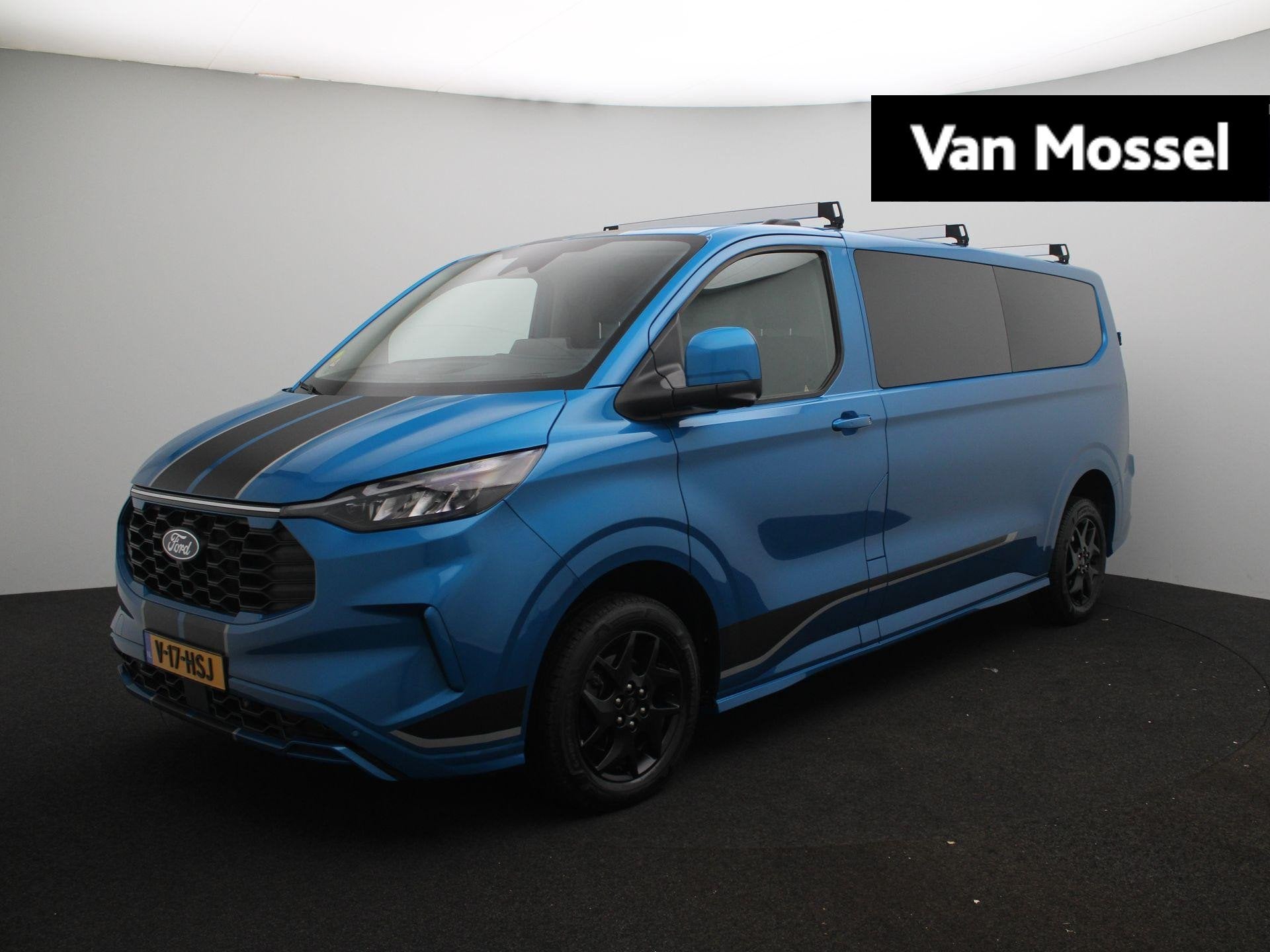 Ford Transit Custom 300 2.0 TDCI L2H1 Sport Trekhaak | Carpl, Auto's, Bestelauto's, Euro 6, 4 cilinders, Met garantie (alle), 2500 kg