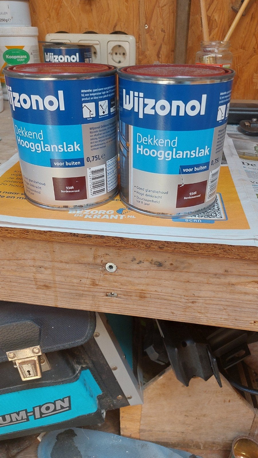 verf, Doe-het-zelf en Verbouw, Verf, Beits en Lak, Ophalen, Nieuw, Wit