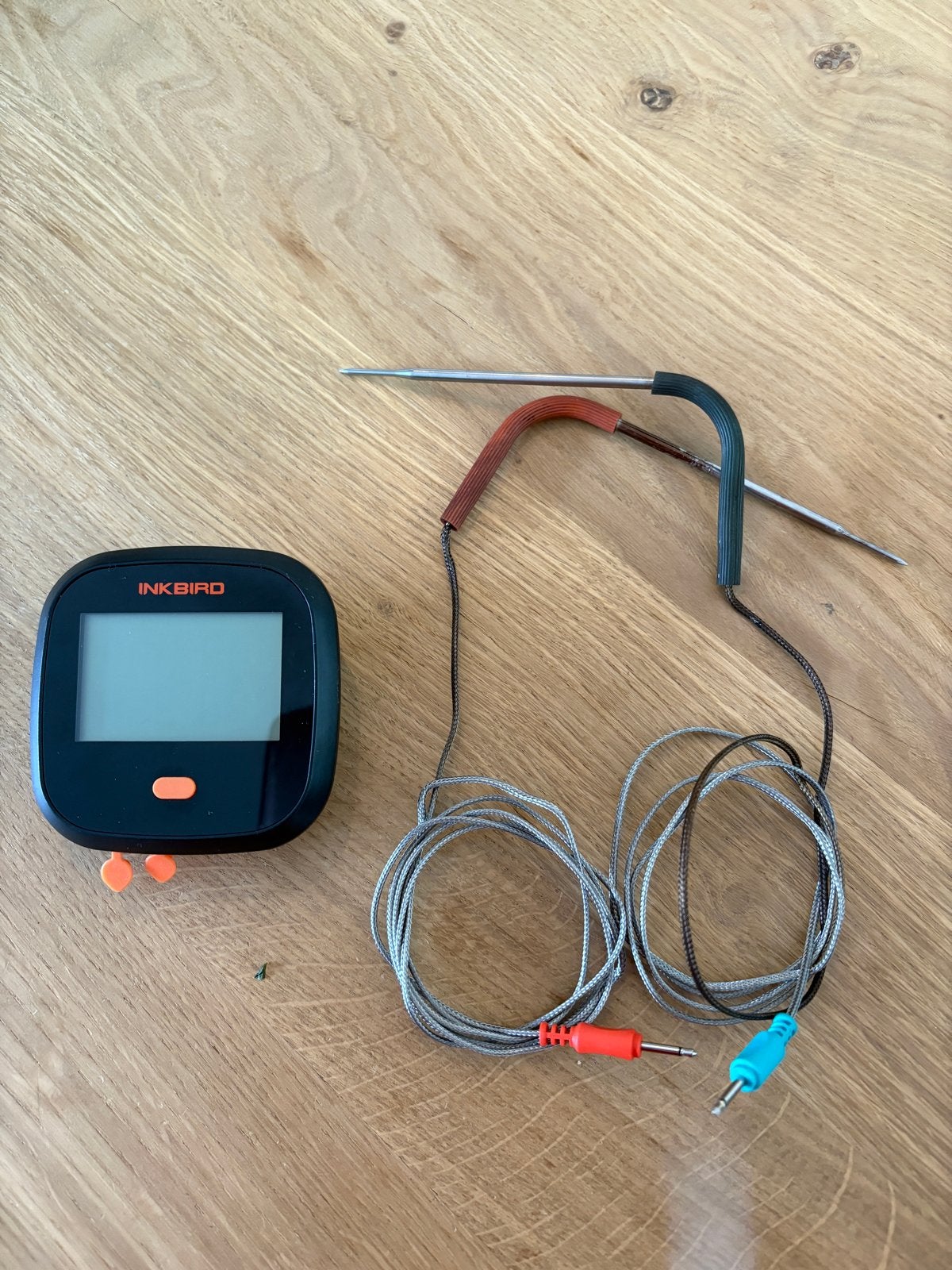 Inkbird Bluetooth BBQ thermometer met 2 probes, Ophalen of Verzenden, Gebruikt