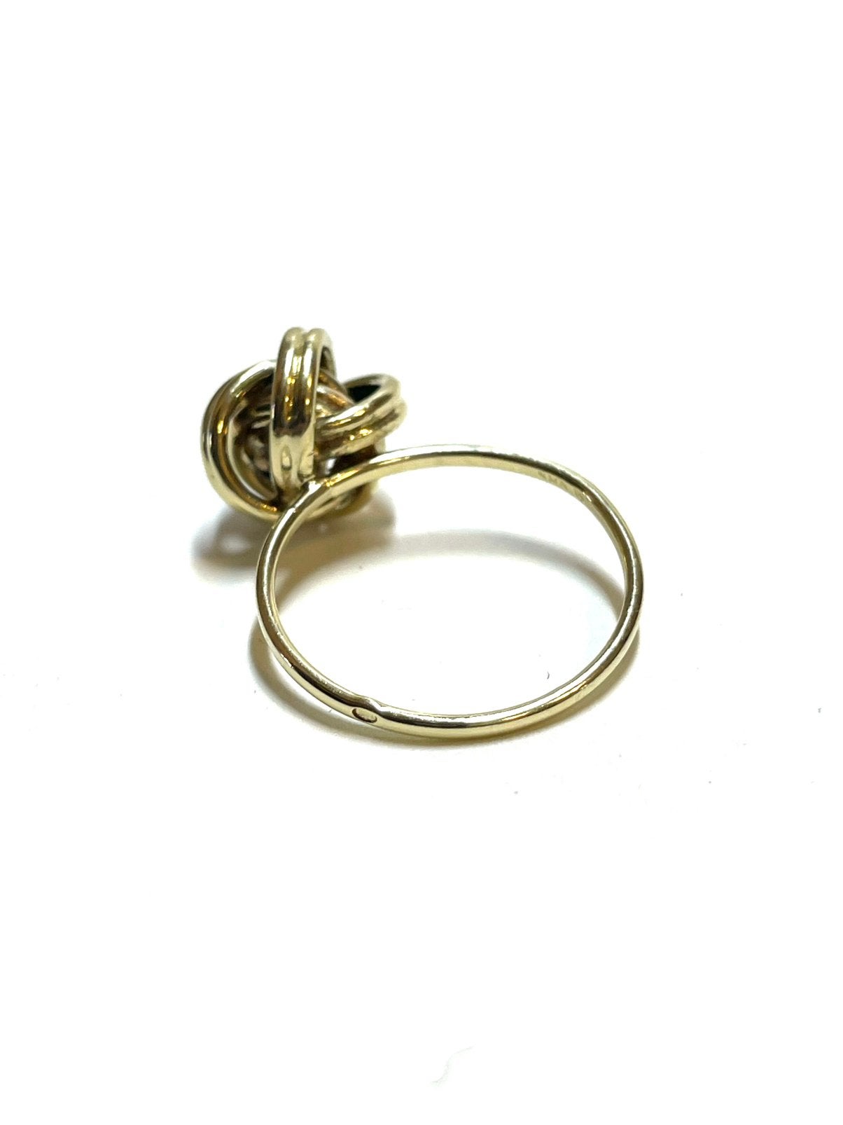 14k gouden knoop ring, -, -, Ophalen of Verzenden, -