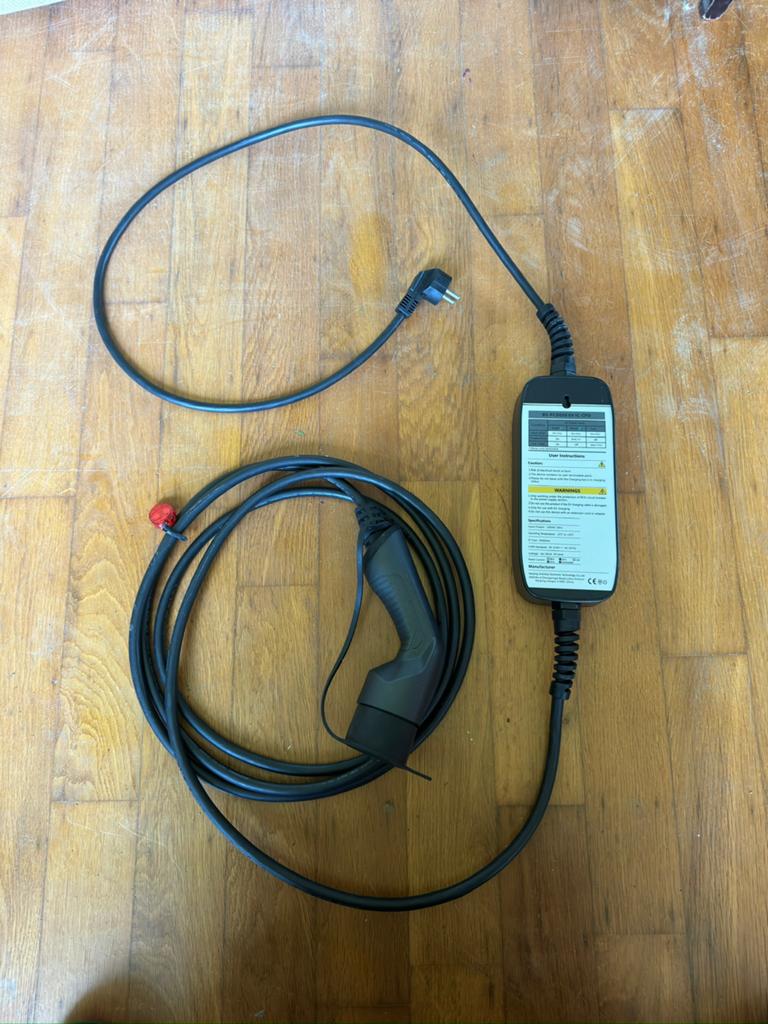 Mobiele thuislader Type 2 EV 230V 8A/10A/13A/16A instelbaar, Ophalen of Verzenden, Gebruikt