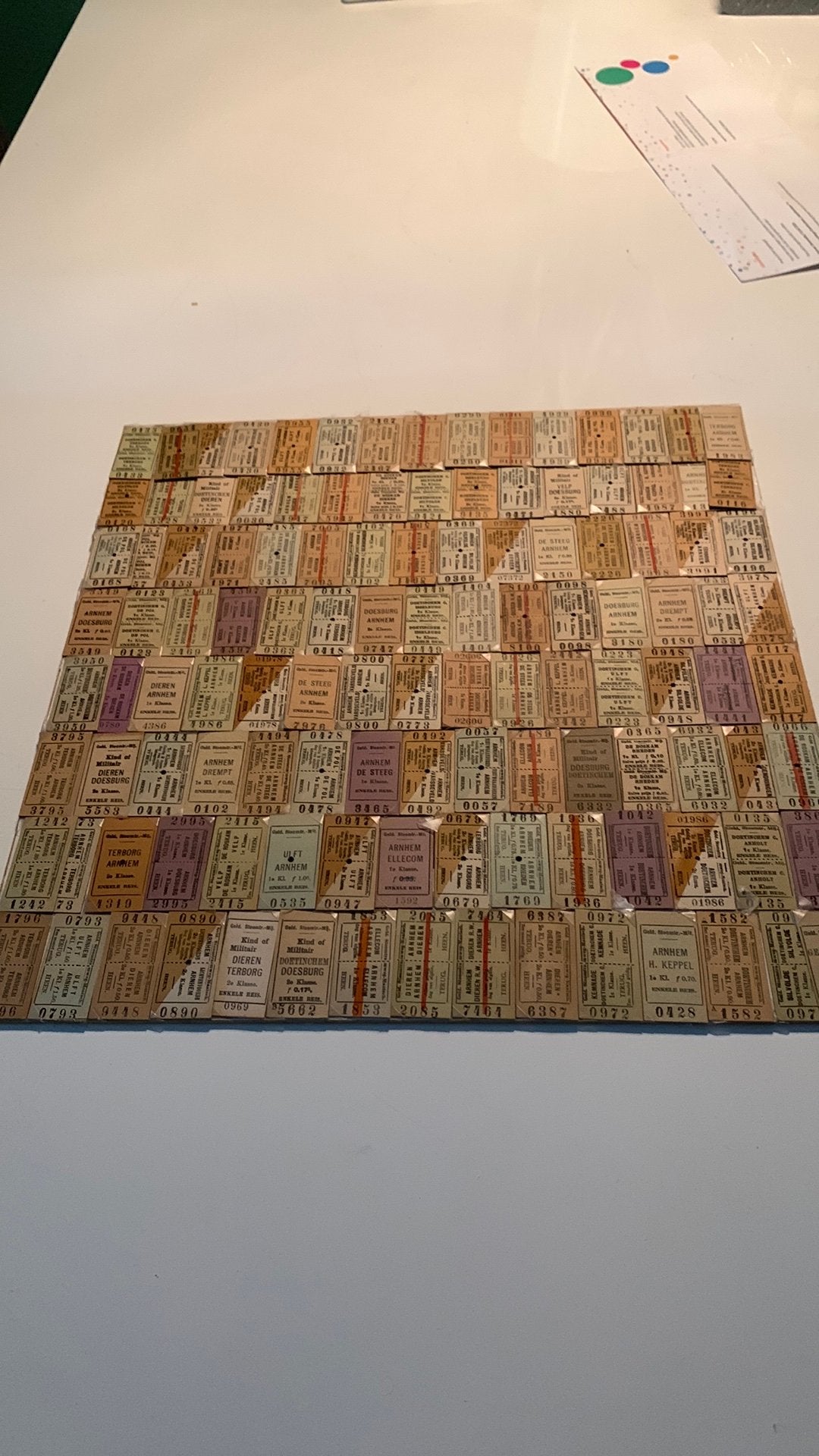 GTW tramkaartjes, Ophalen of Verzenden, Zo goed als nieuw, Rechthoekig, 100 tot 150 cm