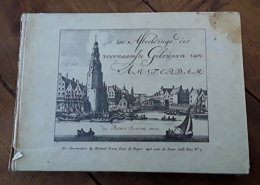 100 afbeeldingen der voornaamste gebouwen van Amsterdam, Ophalen of Verzenden, Gelezen