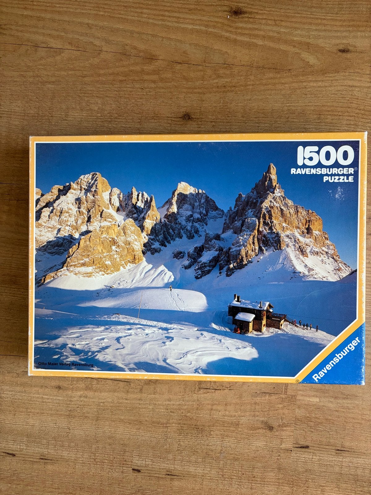 Ravensburger Legpuzzel 1500 stukjes - Winterlandschap, Ophalen of Verzenden, 500 t/m 1500 stukjes, Zo goed als nieuw, Legpuzzel