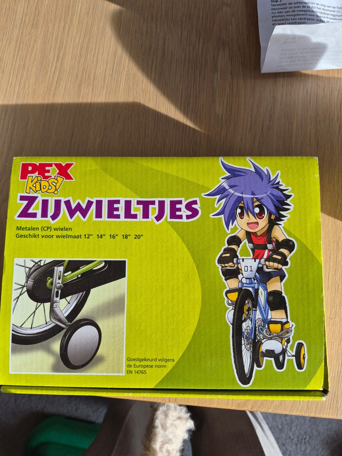 Zijwieltjes, Ophalen, Gebruikt, Minder dan 16 inch, Zijwieltjes