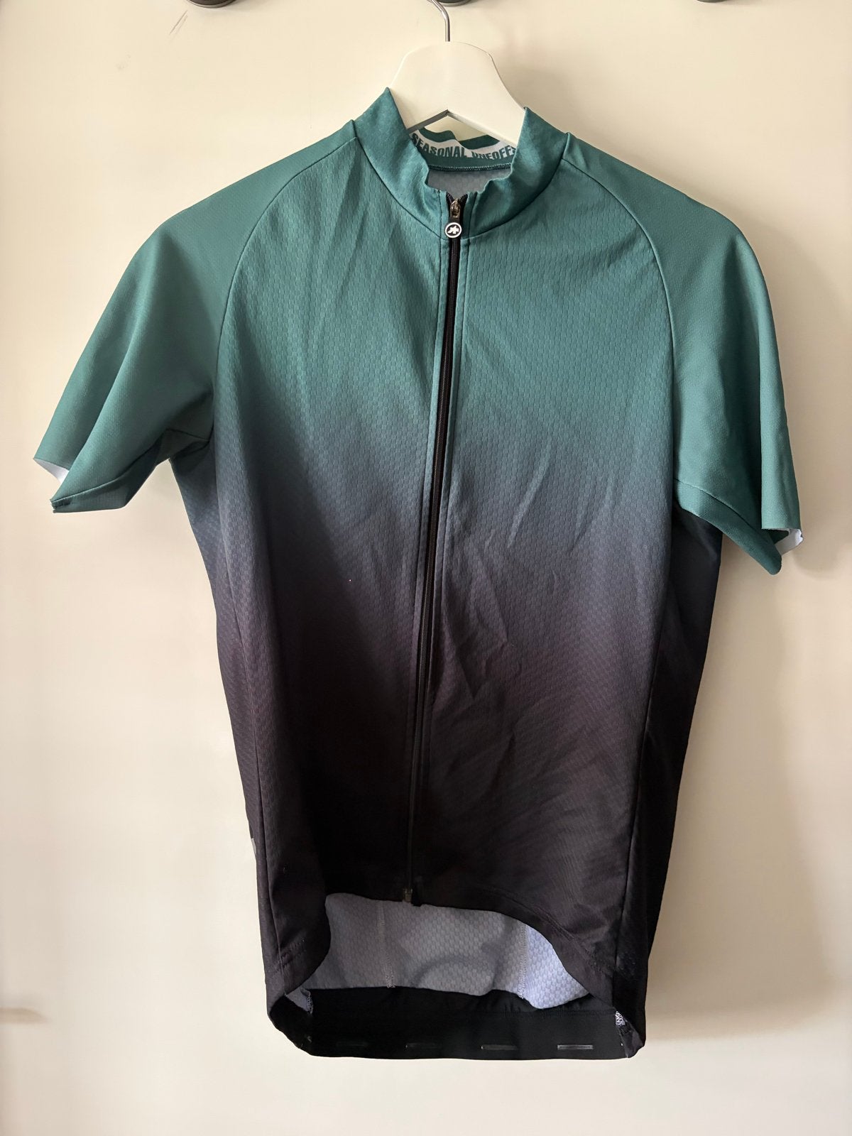 Assos Mille GT jersey M - Groen/Zwart, Gebruikt, Ophalen of Verzenden, Bovenkleding, Heren