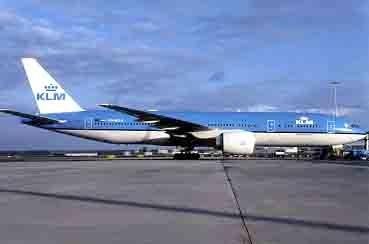 KLM-vliegtuigen., Verzamelen, Ophalen of Verzenden, Zo goed als nieuw, Kaart, Foto of Prent