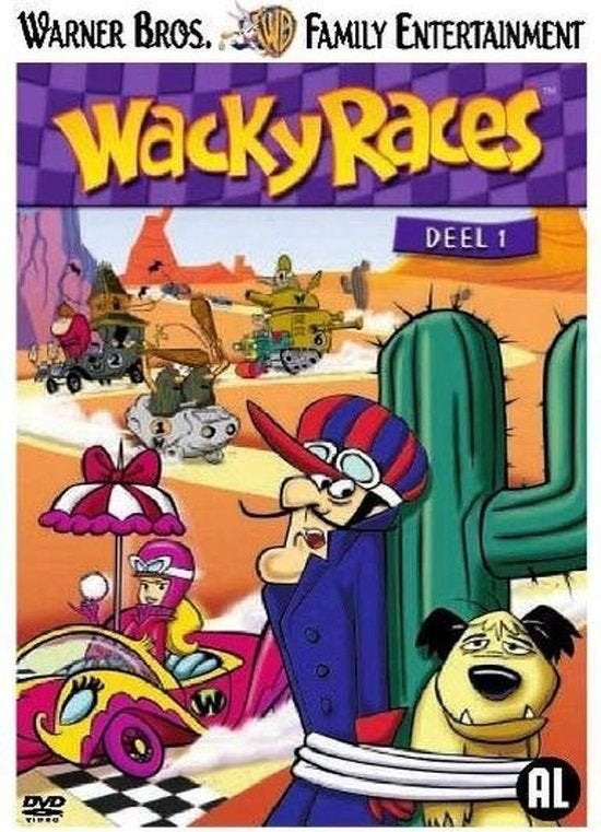 Wacky Races - Hanna-Barbera - WB entertainment, Tekenfilm, Verzenden, Nederlands, Zo goed als nieuw