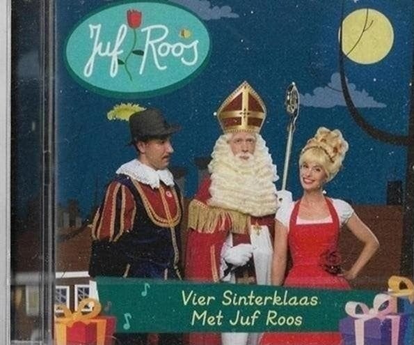 Juf Roos Vier sinterklaas met juf Roos (in plastic), Ophalen of Verzenden, Nieuw in verpakking, Sinterklaas