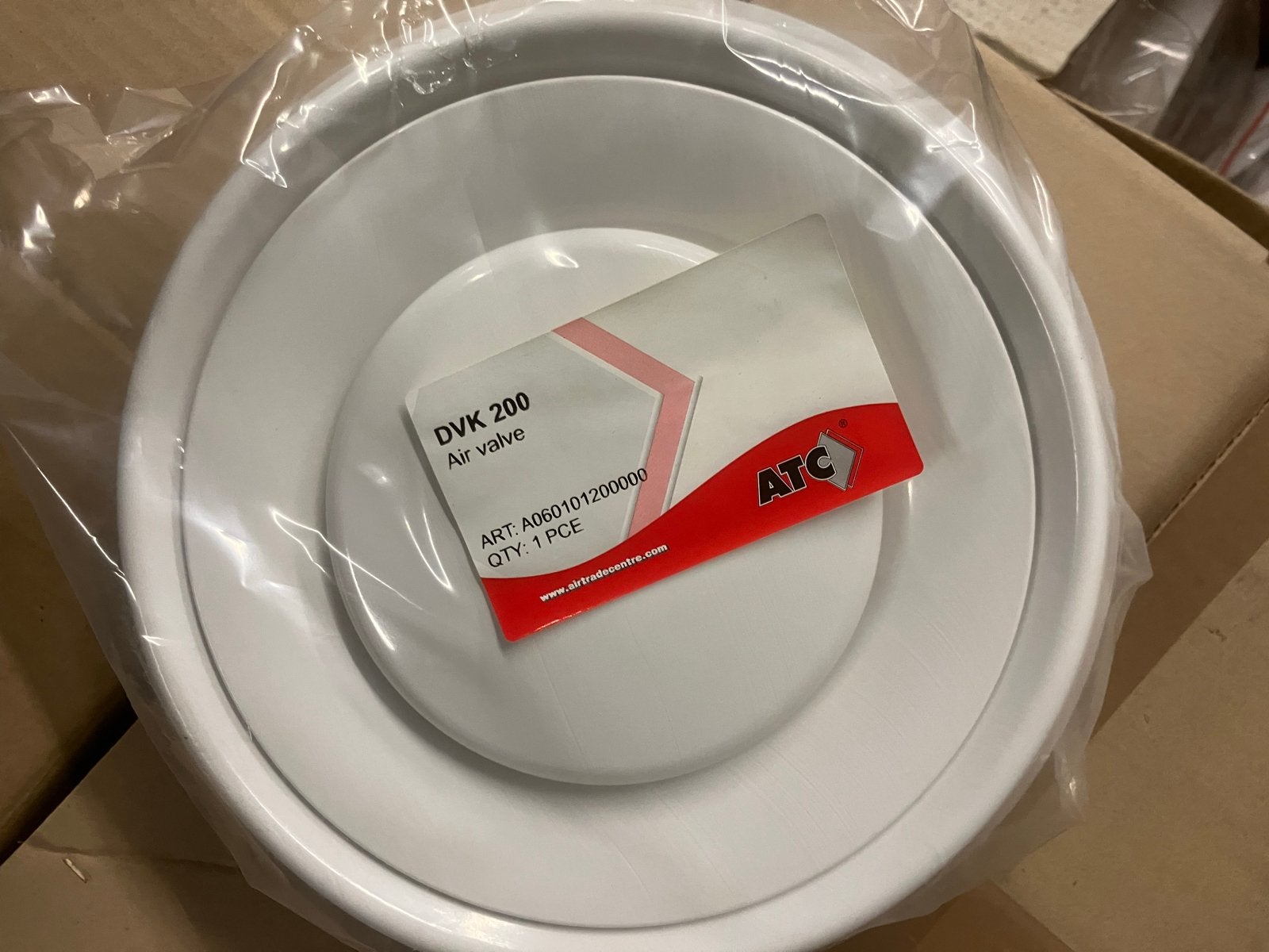 Nieuwe ATC DVK 100/150/200 ABS Afzuigventielen, Ophalen of Verzenden, Nieuw, Afzuiger