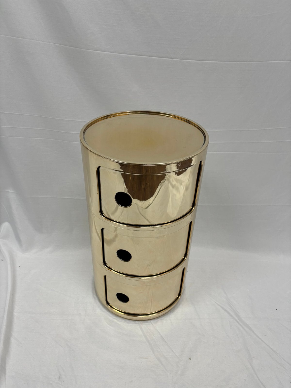 Kartell Componibili (3-delig) Italiaans design in luxe goud!, Ophalen of Verzenden, Tafel