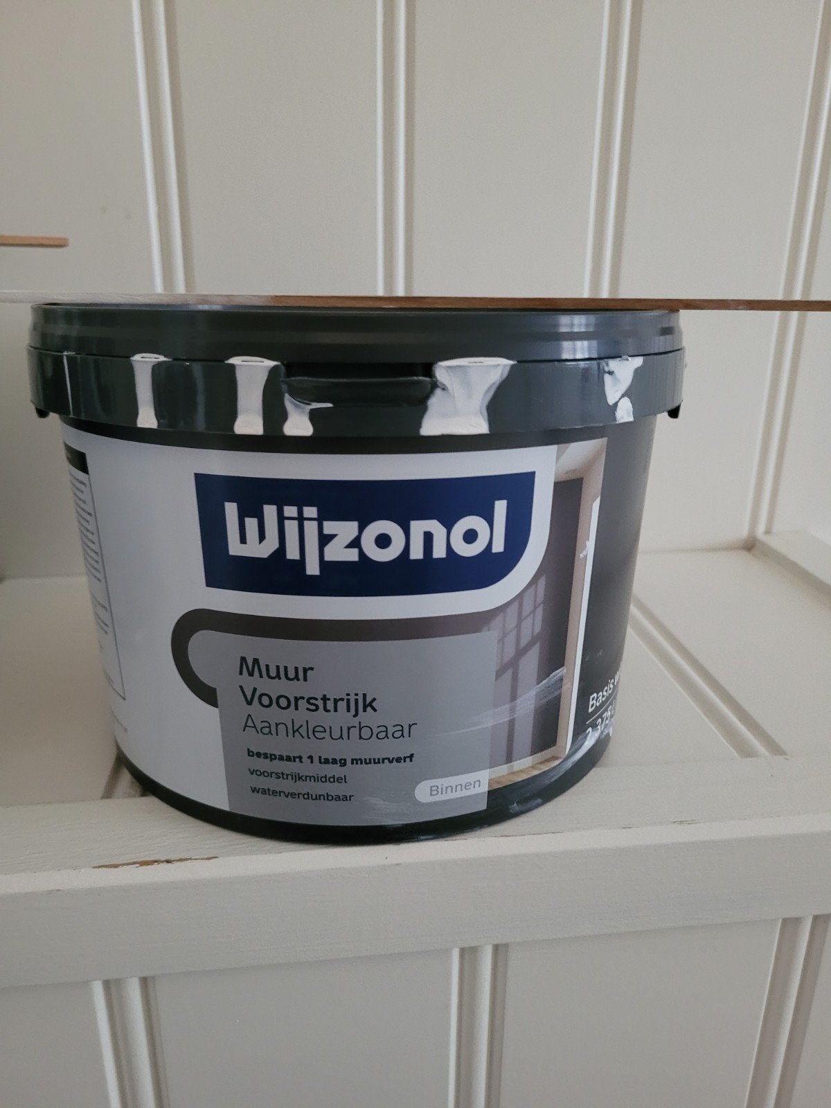 Wijzonol Muur Voorstrijk Binnen, Wit, Ophalen of Verzenden, Minder dan 5 liter, Verf