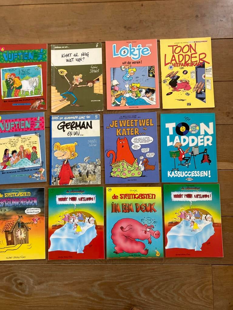 Diverse stripboeken, Toonladder, Stamgasten, lokje, etc, Meerdere stripboeken, Ophalen of Verzenden, Zo goed als nieuw
