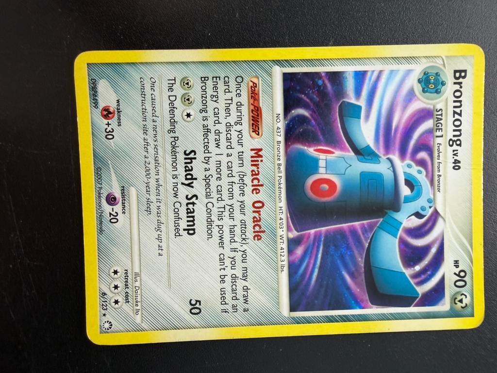 Bronzong LV.40 Pokémon Kaart (90 HP), Ophalen of Verzenden, Gebruikt, Losse kaart