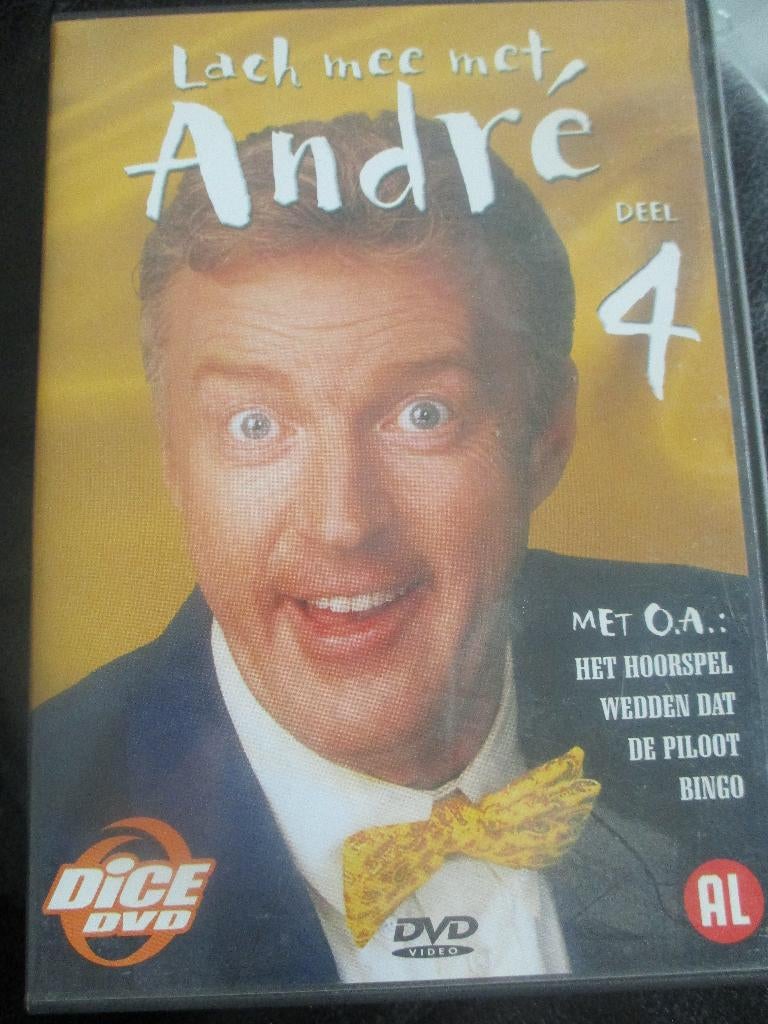 Lach Mee Met André dvd  deel 4  André van Duin, Alle leeftijden, Ophalen of Verzenden, Zo goed als nieuw, Komedie