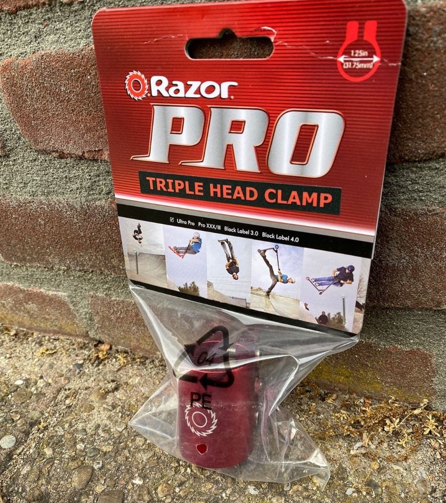 Nieuwe Razor Standard Triple StuntStep Clamp (Rood), Ophalen of Verzenden, Nieuw