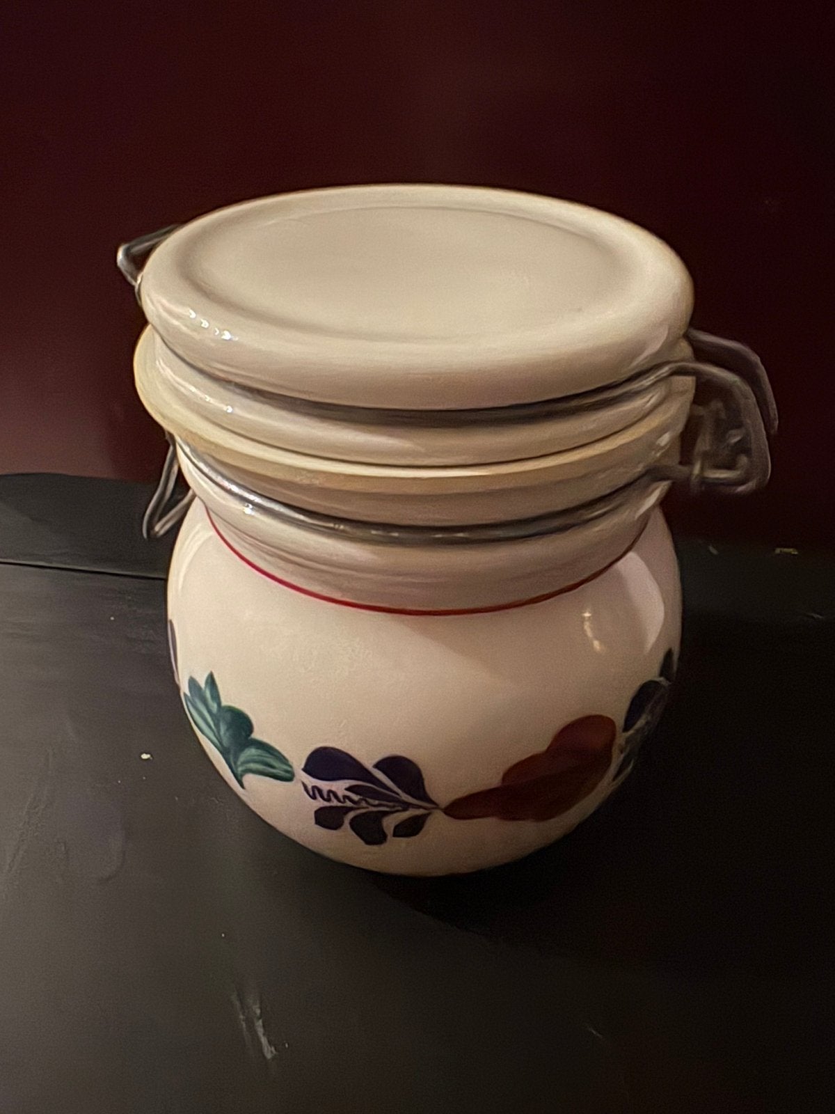 Boch boerenbont Weckpot, Huis en Inrichting, Keuken | Servies, Div, Ophalen of Verzenden, Zo goed als nieuw, Bord(en)