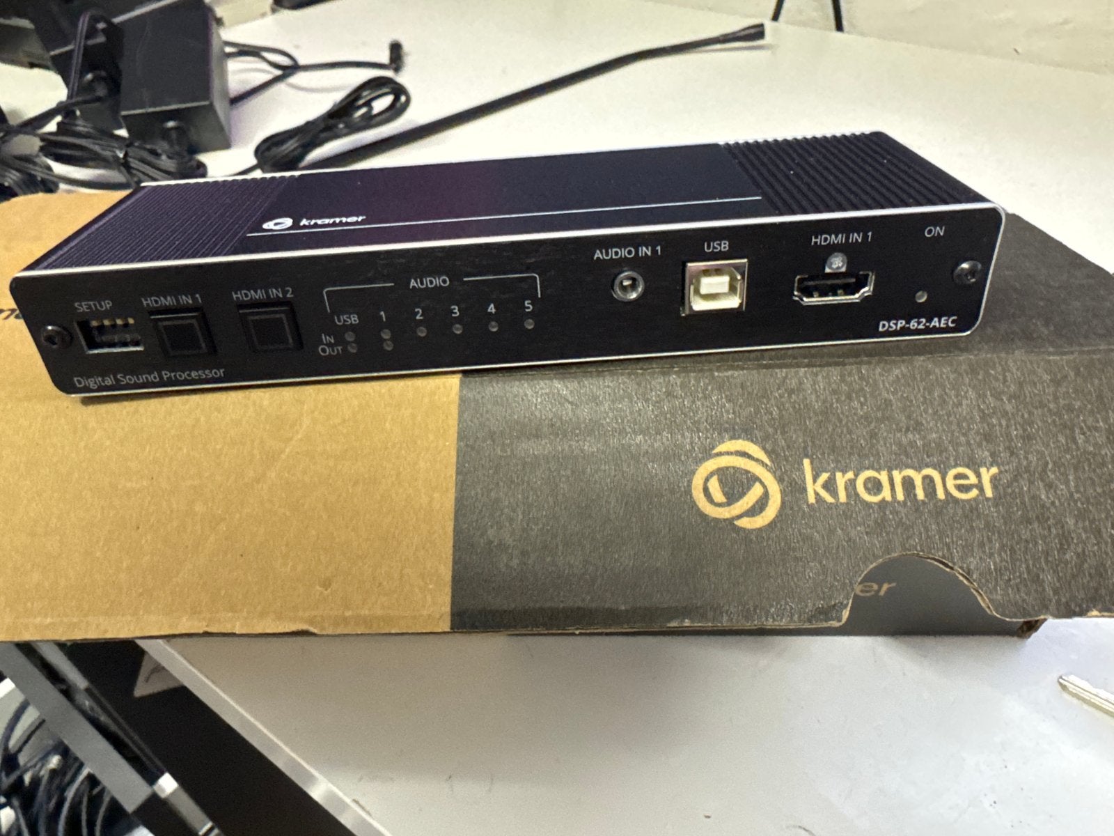 Kramer DSP-62-AEC Digitale Sound Processor HDMI Audio, Ophalen of Verzenden, Nieuw, Audio