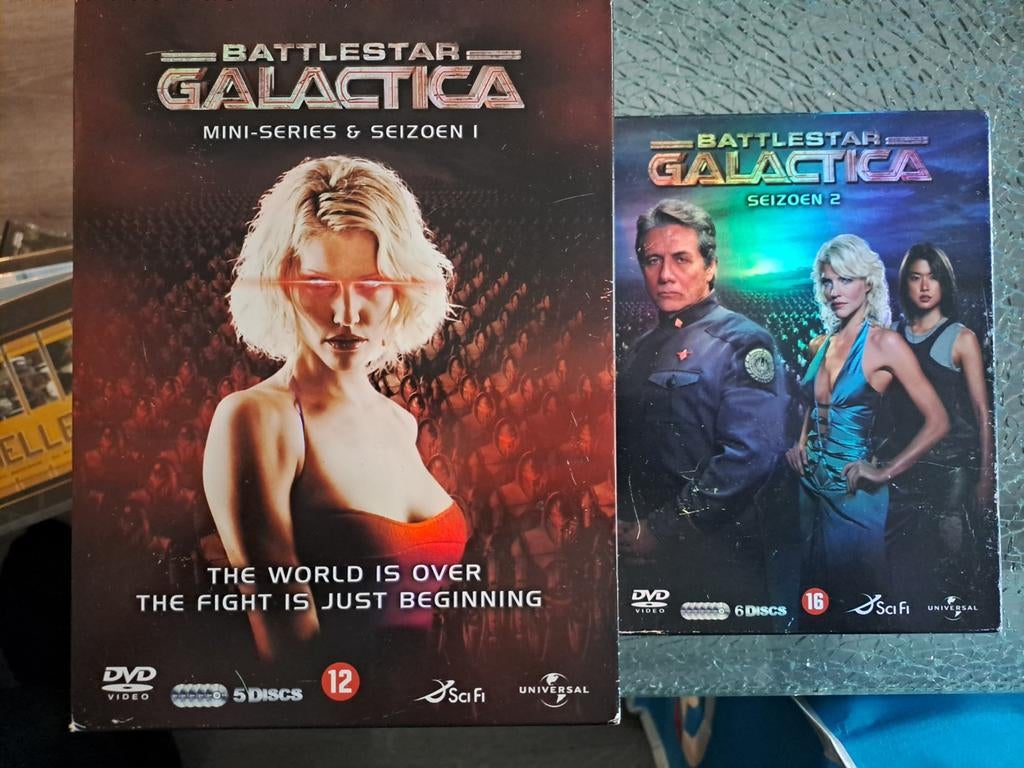 Battlestar galactica- seizoen 1&2 (dvd), Vanaf 12 jaar, Ophalen of Verzenden, Zo goed als nieuw