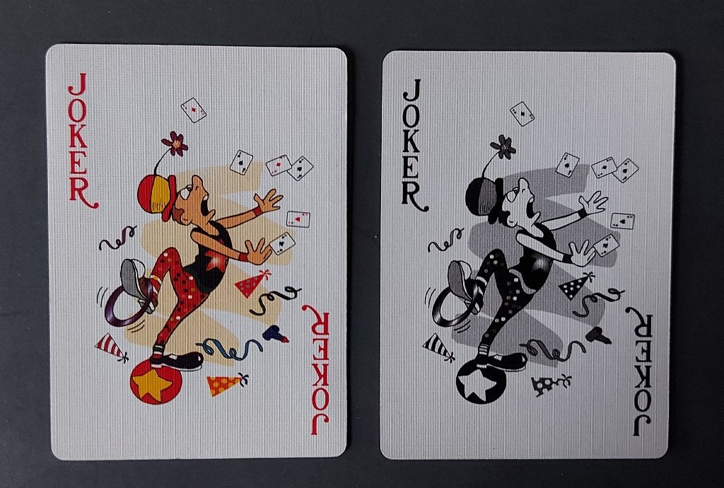 speelkaarten jokers #3, Verzenden, Zo goed als nieuw, Joker(s)