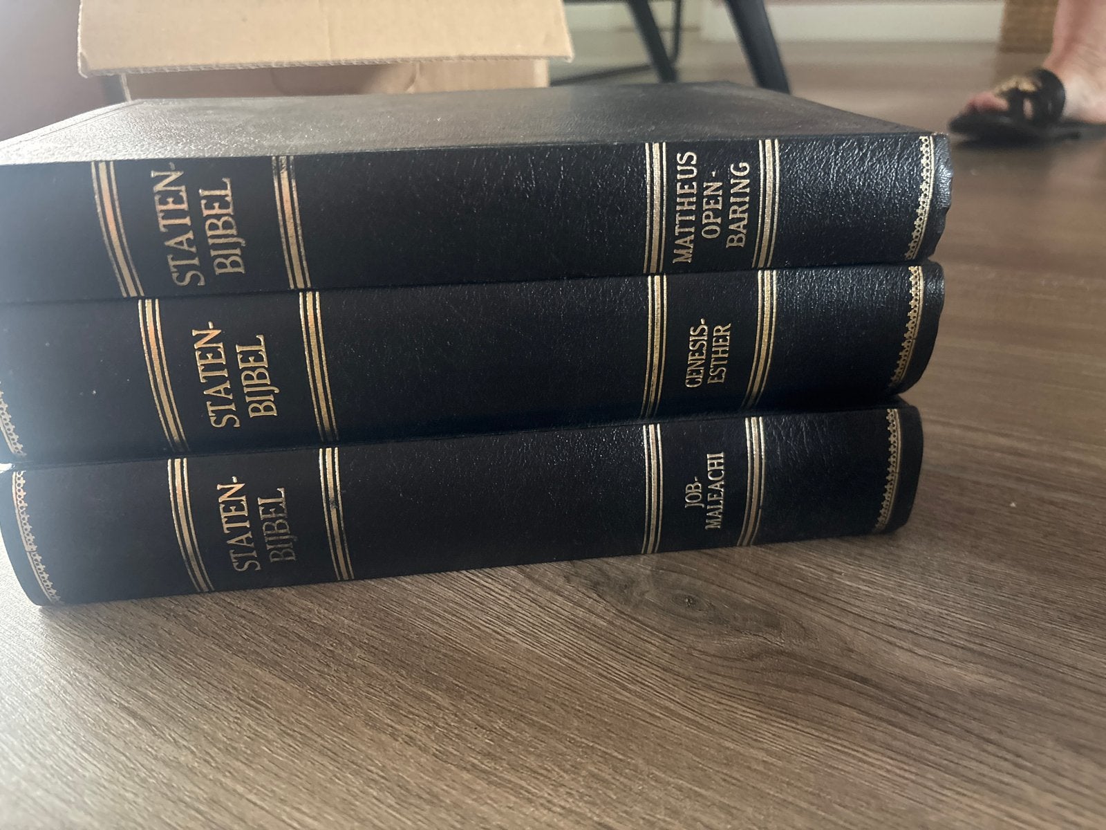Statenbijbel set - 3 delen, Antiek en Kunst, Antiek | Boeken en Bijbels, Ophalen of Verzenden