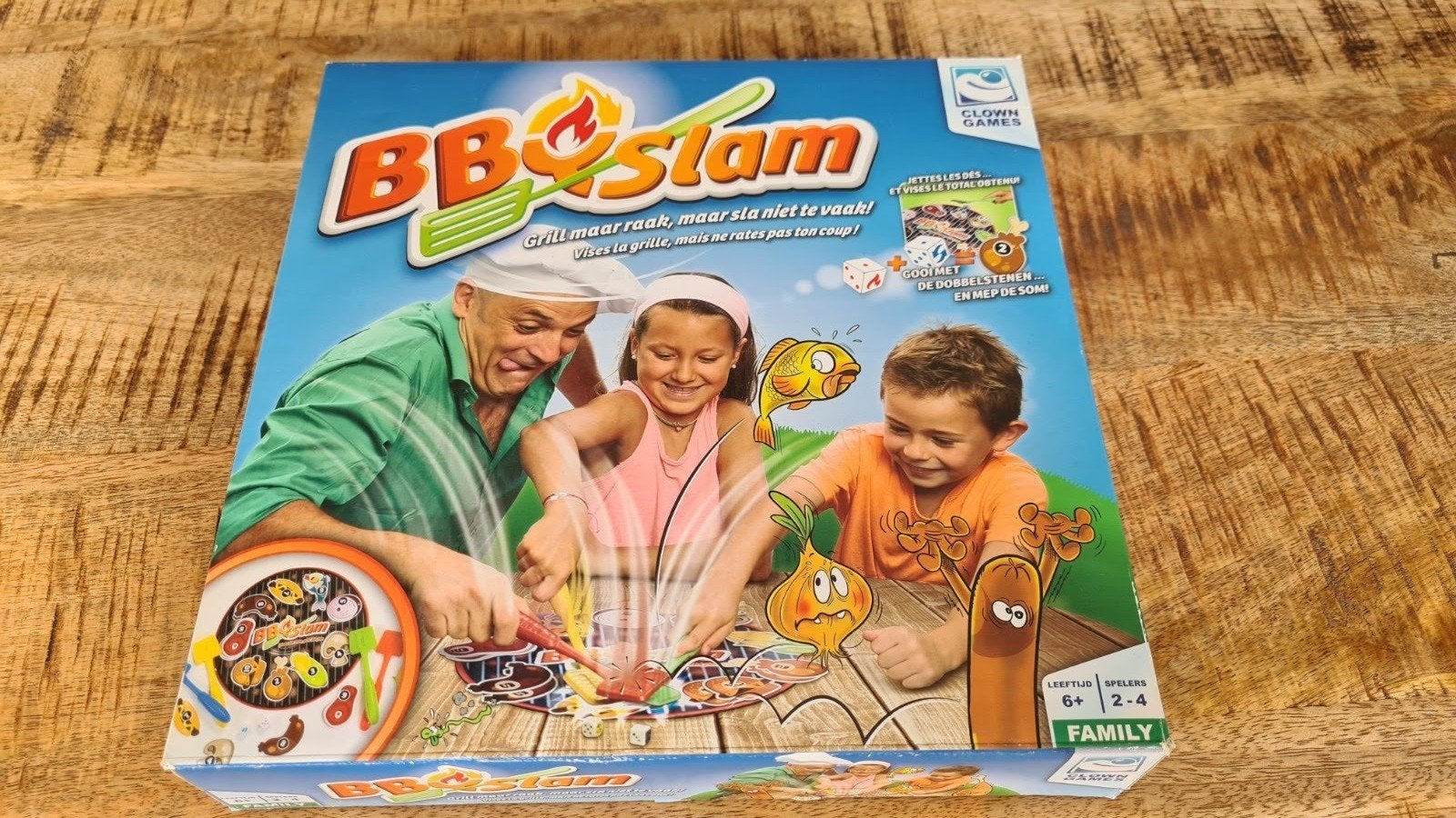 BBQ Slam familie spel, Een of twee spelers, Ophalen of Verzenden, Nieuw