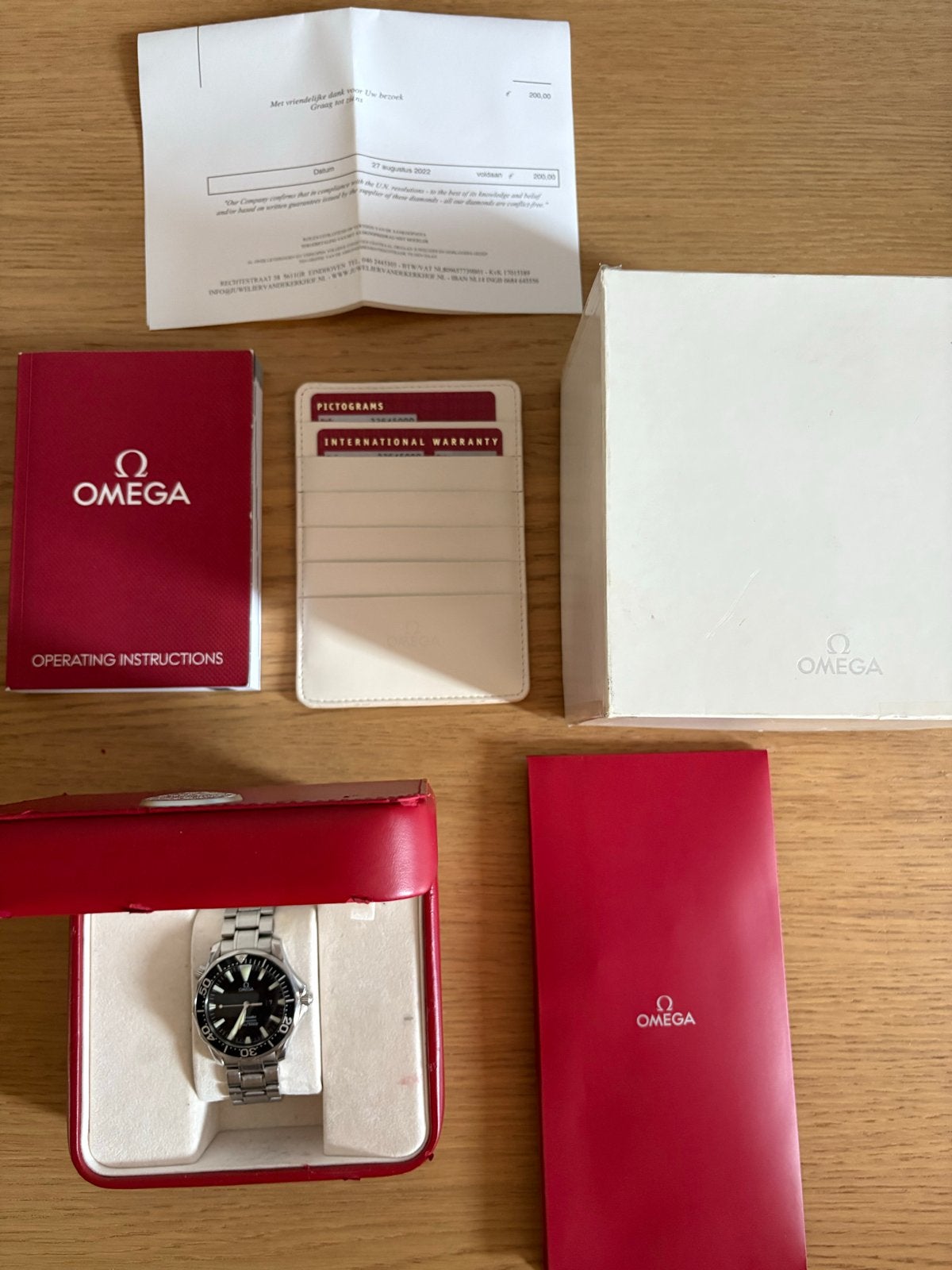 Omega Seamaster Professional - Volledige onderhoudsbeurt 202, Sieraden, Tassen en Uiterlijk, Horloges | Heren, Gebruikt, Staal