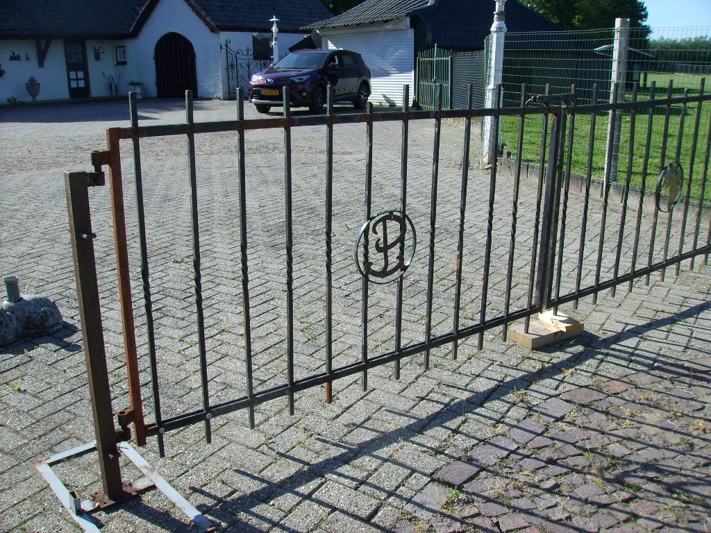 poort, Ophalen, Gebruikt, IJzer, Tuinhek