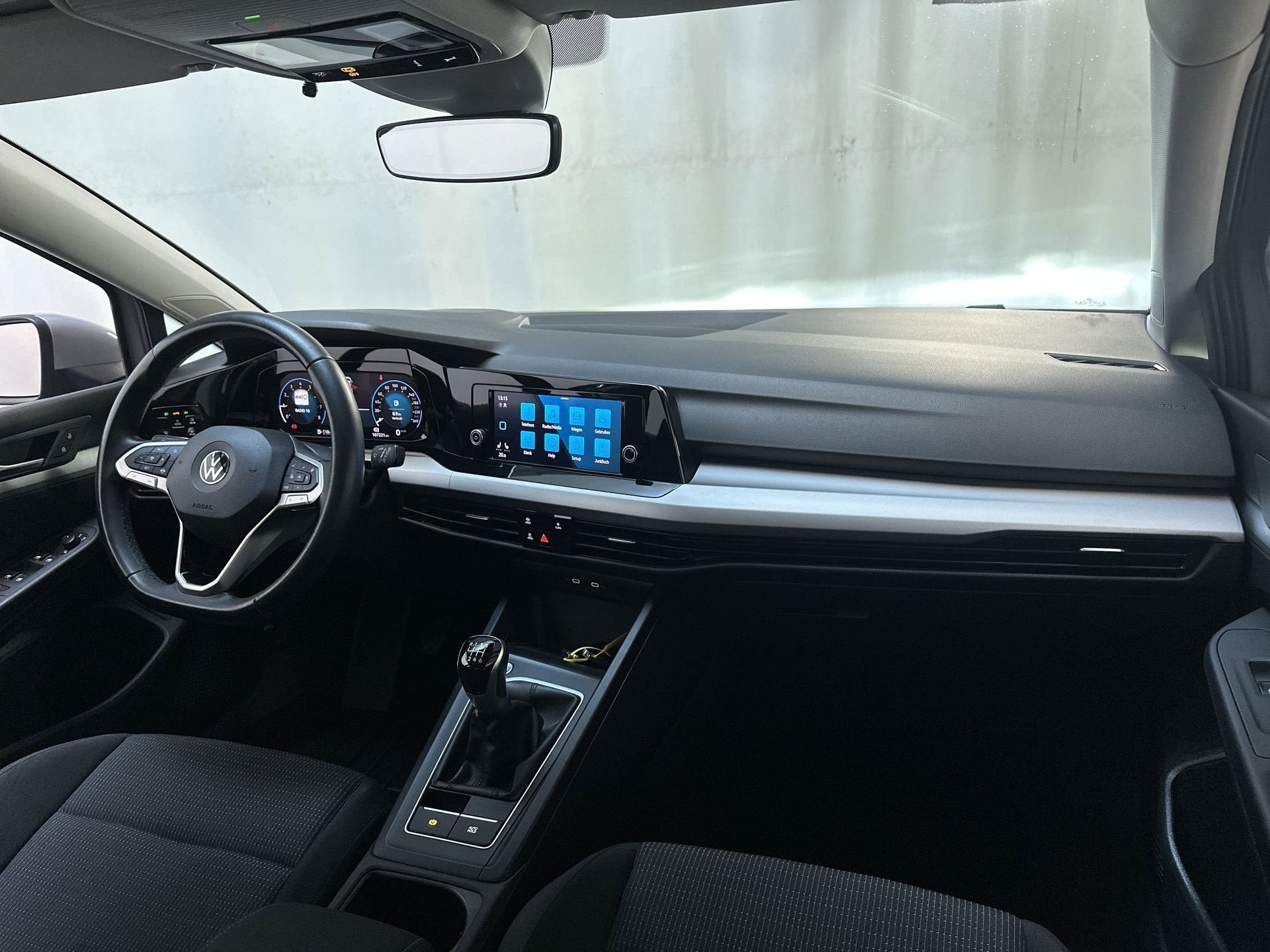 Volkswagen Golf Variant 1.0 TSI 110pk Golf Trekhaak Parkeers, Voorwielaandrijving, Stof, Gebruikt, Met garantie (alle)