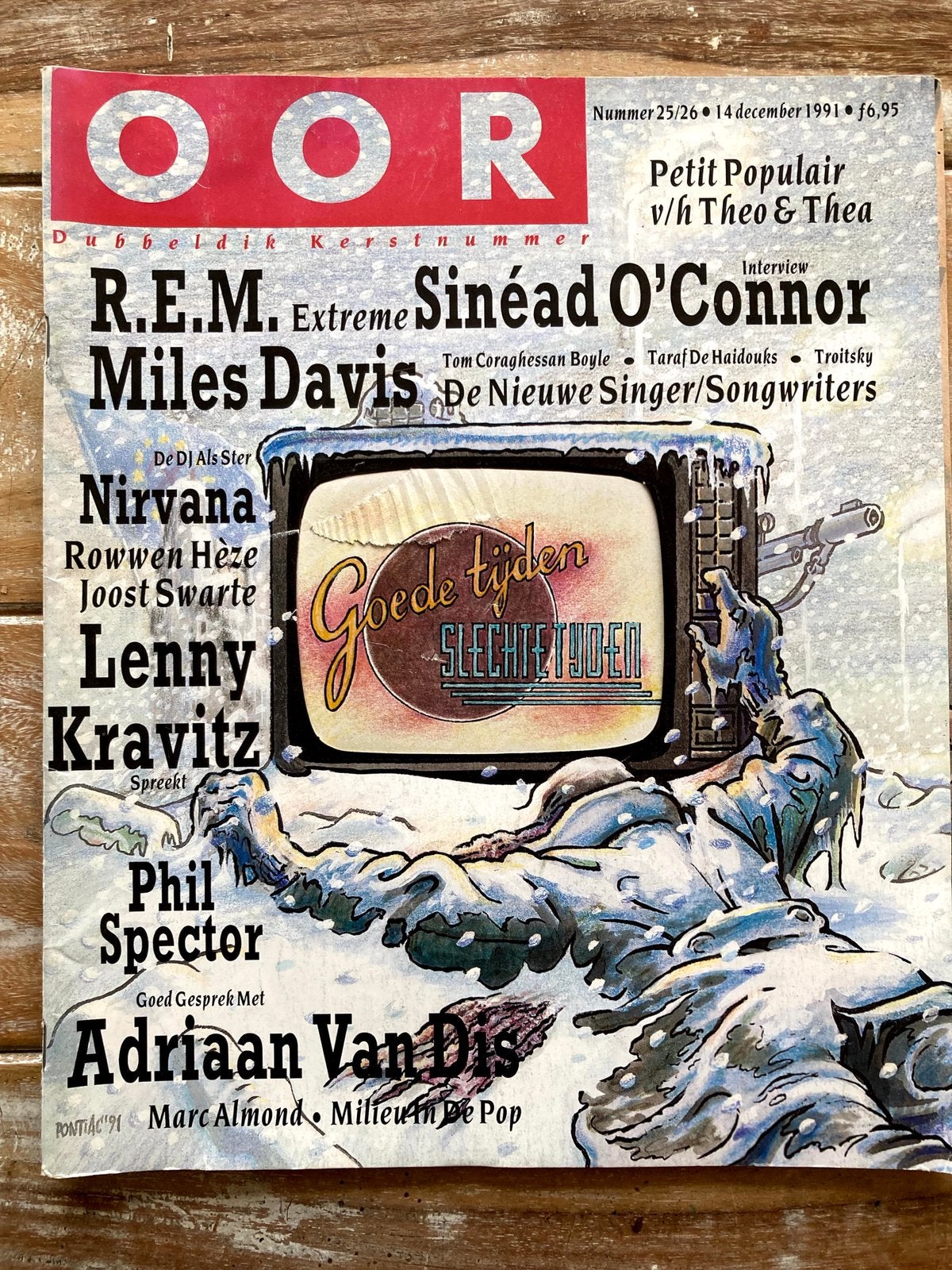 OOR Magazines 1991LENNY KRAVITZ Nirvana REM Extreme MARTYN, Boeken, Ophalen of Verzenden, Muziek, Film of Tv