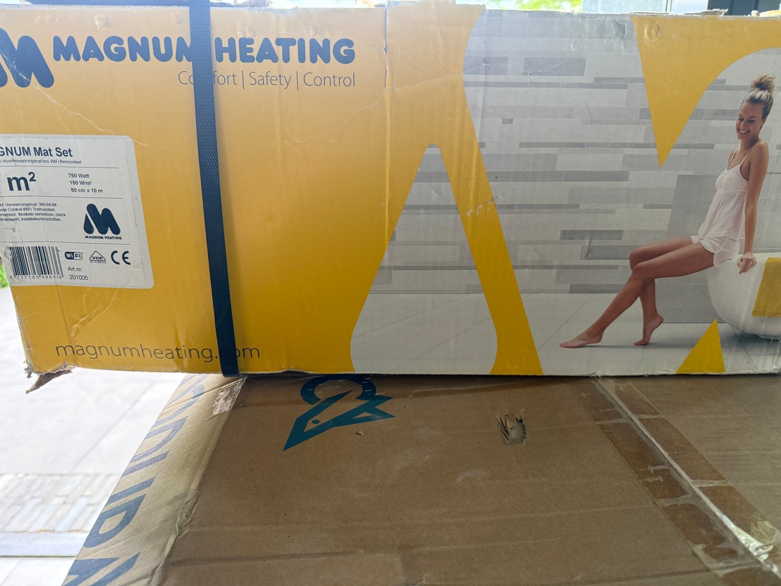 🔥🔥🔥MAGNUM Vloerverwarming 5m² WiFi Nieuw, Ophalen, 500 tot 800 watt, Minder dan 30 cm, Overige typen