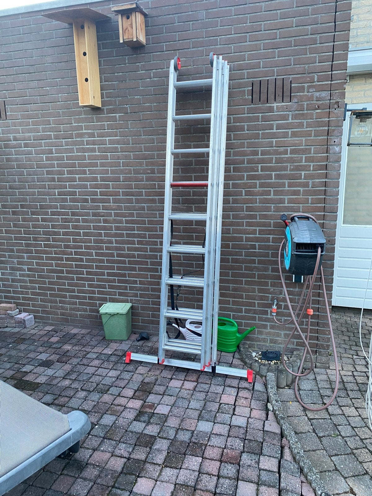 Altrex All Round AR 3060 reformladder 3x9, 5,9m, Ophalen, Zo goed als nieuw, Ladder, Opvouwbaar of Inschuifbaar