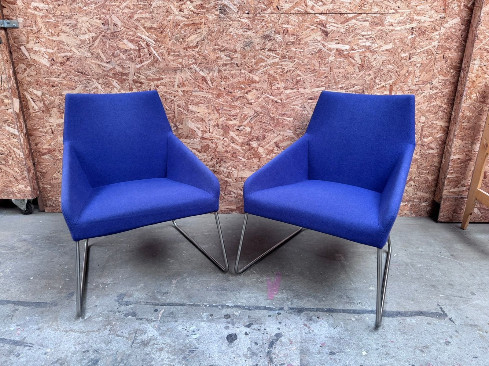 2x Vico fauteuils door Design on Stock, Ophalen, 75 tot 100 cm, Zo goed als nieuw, Stof