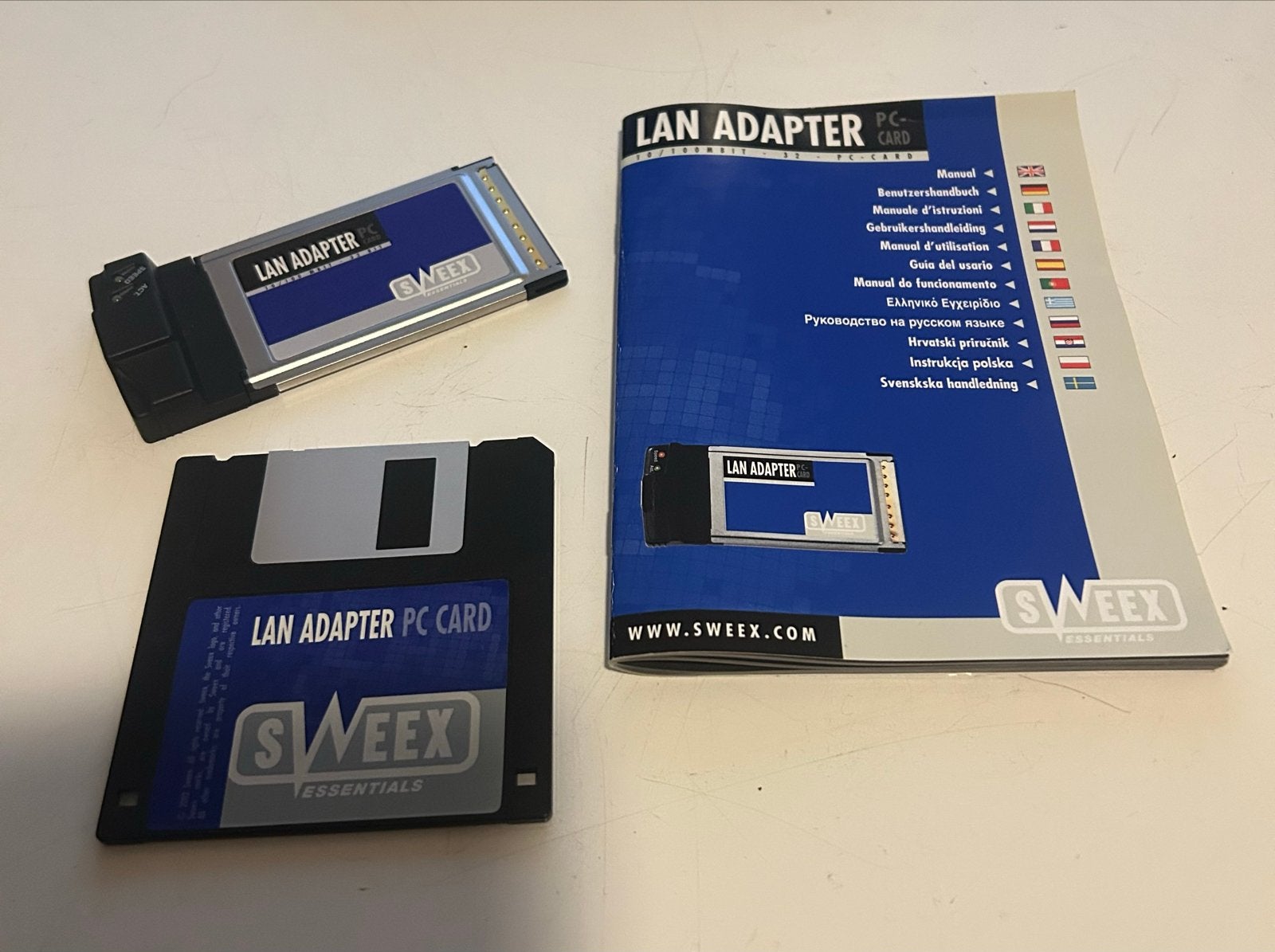 Foto 2 van Sweex LAN Adapter PC Card 10/100 Mbit - Nieuw in doos