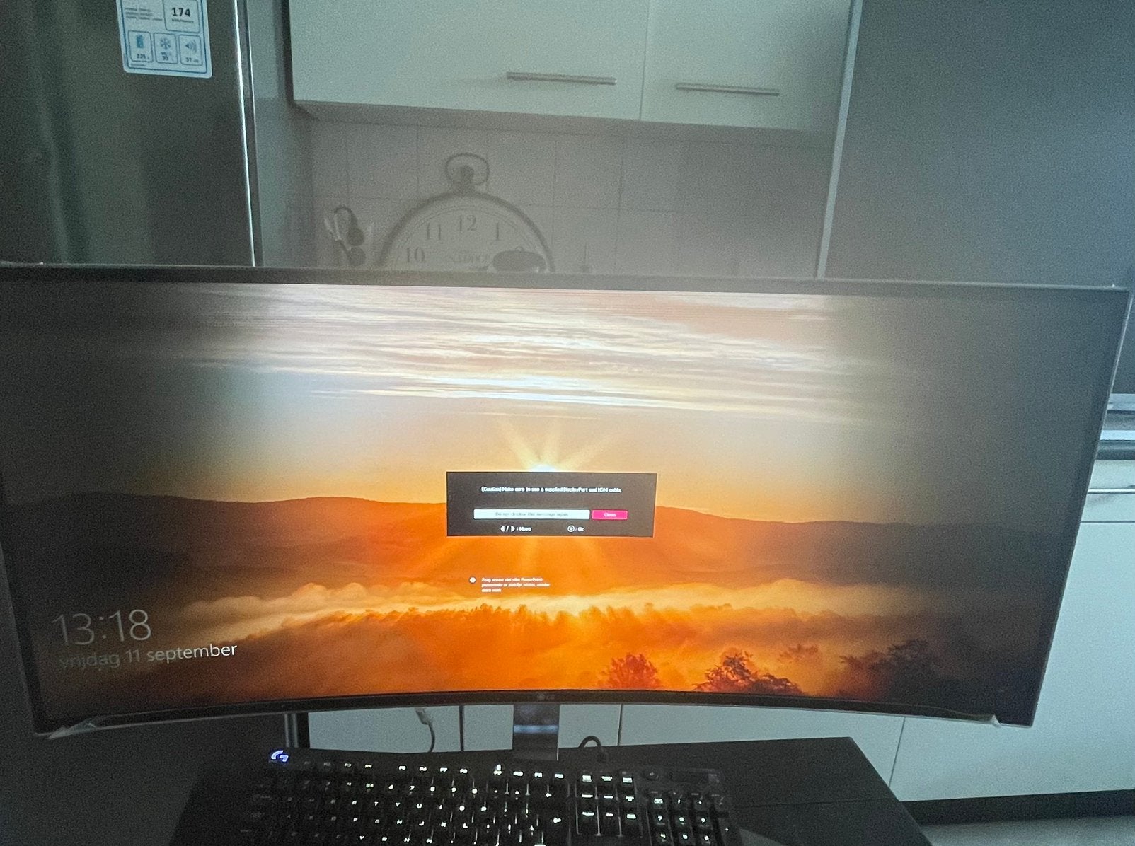 LG UltraWide Curved IPS Monitor 34UC98 Defect / Reparatie, IPS, Curved, Ophalen of Verzenden, Zo goed als nieuw