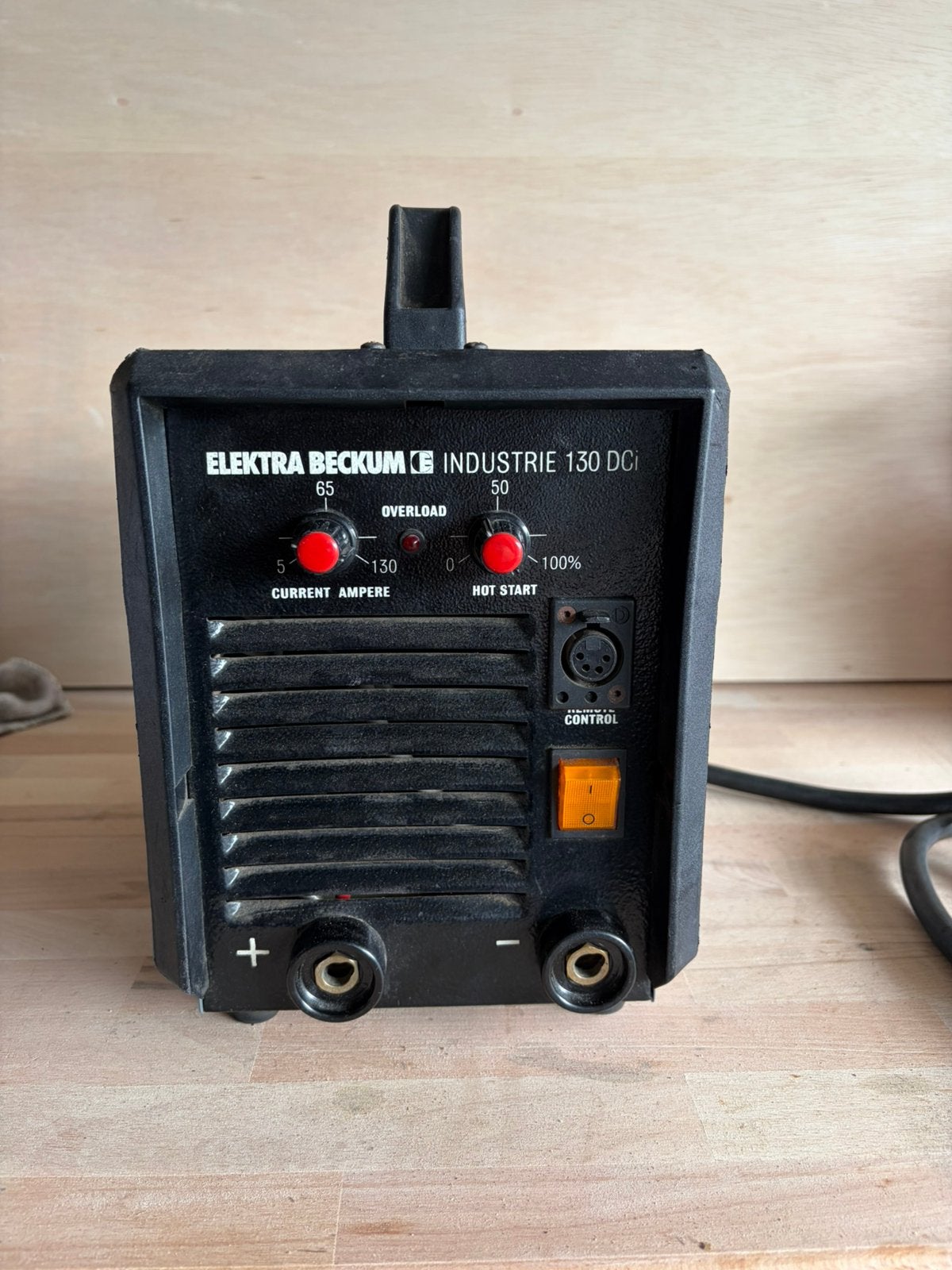Las aparaat Elektra Beckum 130 DCi, Ophalen, Zo goed als nieuw, Minder dan 150 ampère, Elektroden