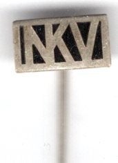 NKV email op zilverkleurig vakbond speldje ( L_026), Verzenden, Zo goed als nieuw, Merk, Speldje of Pin