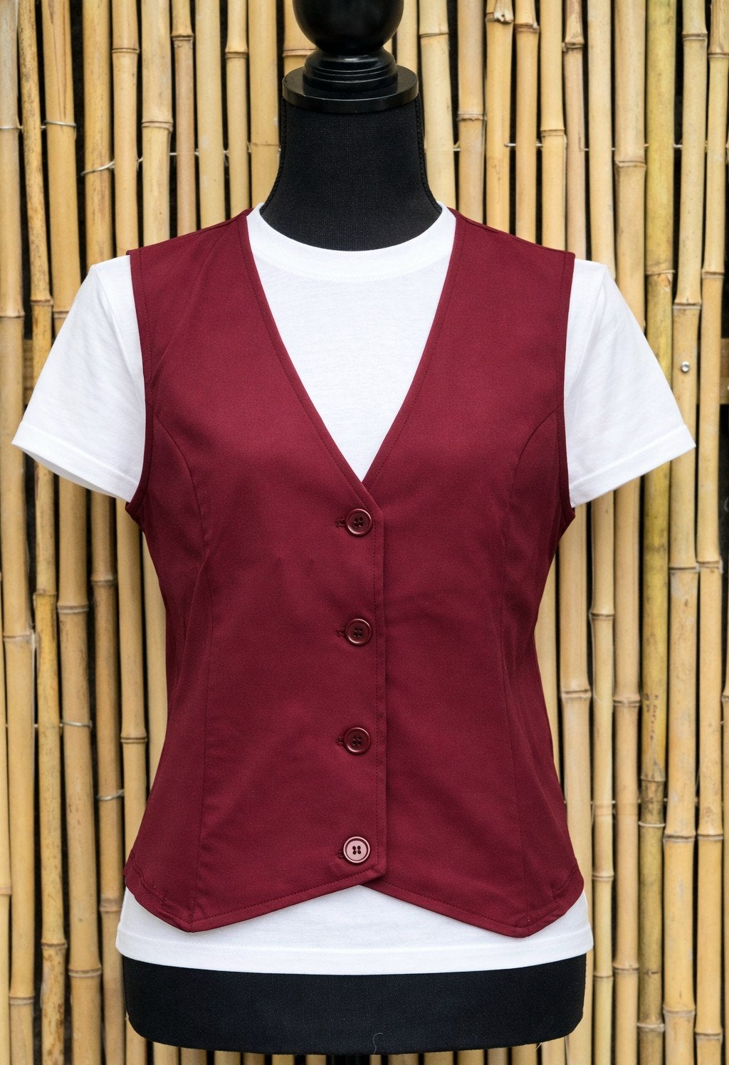 Mi Piace travelstof Gilet maat XL Kleur Bordeaux, Mi Piace, Ophalen of Verzenden, Nieuw