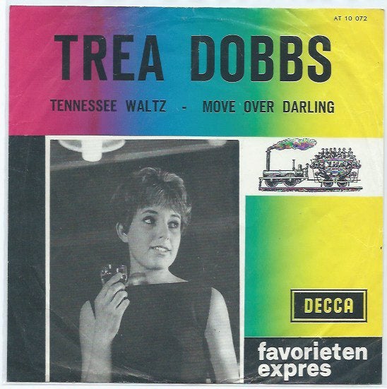 Fav. expres: Trea van der Schoot- Tennessee Waltz, 7 inch, Ophalen of Verzenden, Zo goed als nieuw, Beschermende buitenhoes