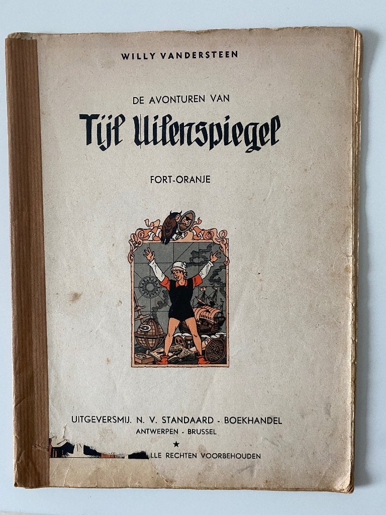 De Avonturen van Tijl Uilenspiegel - Fort Oranje, Boeken, Gelezen, Willy Vandersteen, Eén stripboek, Ophalen of Verzenden