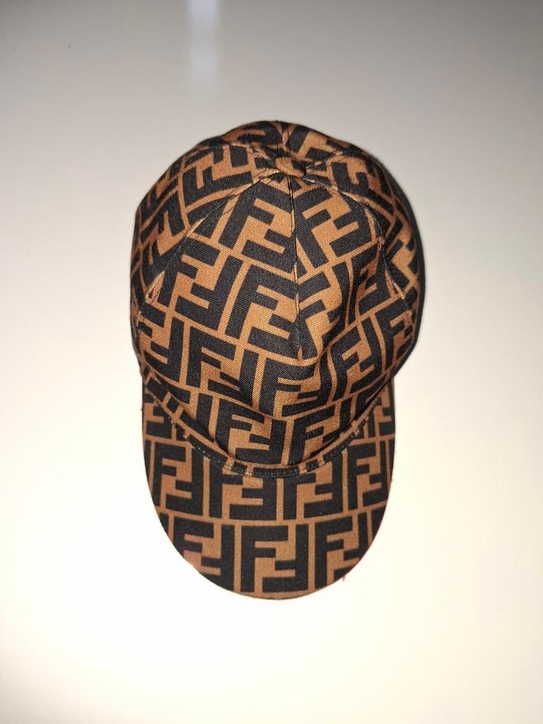 Fendi FF-logo pet - Bruin/Zwart, Fendi, Pet, Gedragen, One size fits all