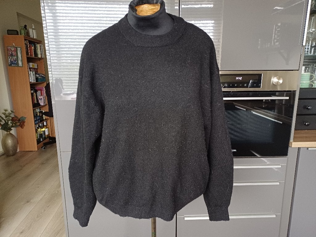 zwarte trui H&M mt L, H&M, Zwart, Maat 42/44 (L), Ophalen of Verzenden
