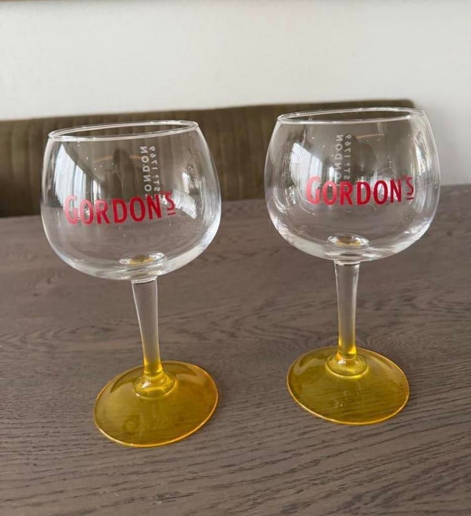 2 Gordon's Gin glazen, Verzamelen, Ophalen of Verzenden, Nieuw, Overige typen