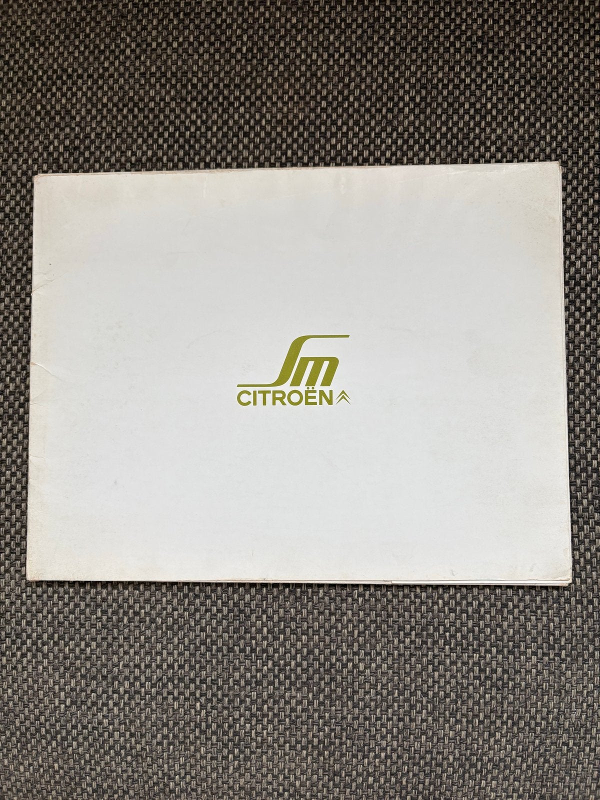 Citroën SM Brochure - Zeldzaam Collecters Item, Ophalen of Verzenden, Zo goed als nieuw, Citroën