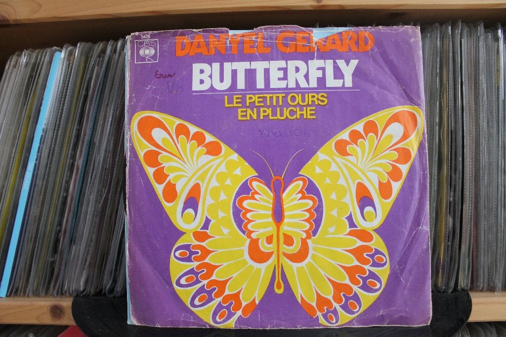 7" Single Danyel Gerard - Butterfly / Le Petit Ours En Pluch, Gebruikt, 7 inch, Ophalen of Verzenden, Pop